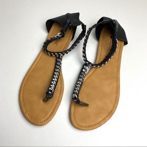 Chatties T Strap Sandals 11